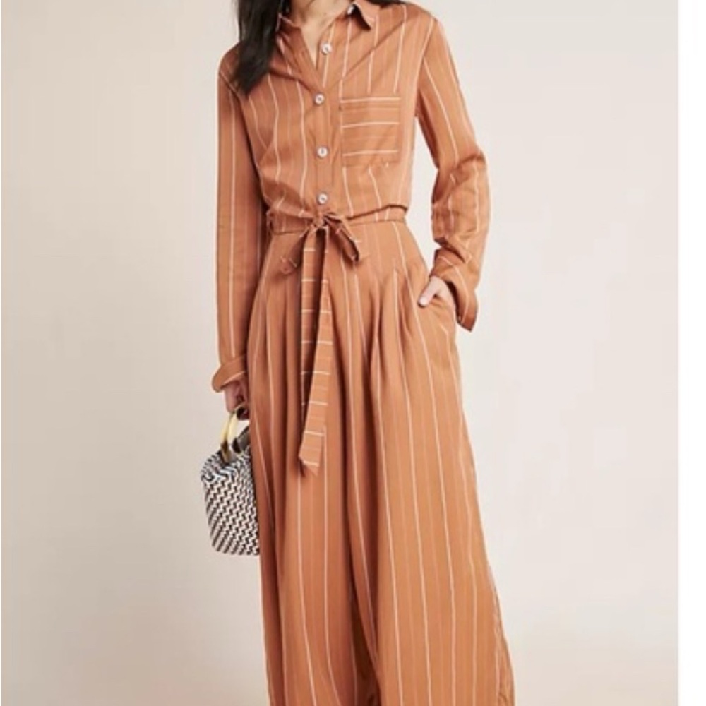 Anthropologie Sancia Helene Petite Jumpsuit